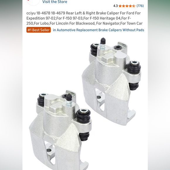 Silver Car Brake Rotor - Picture 2 of 2